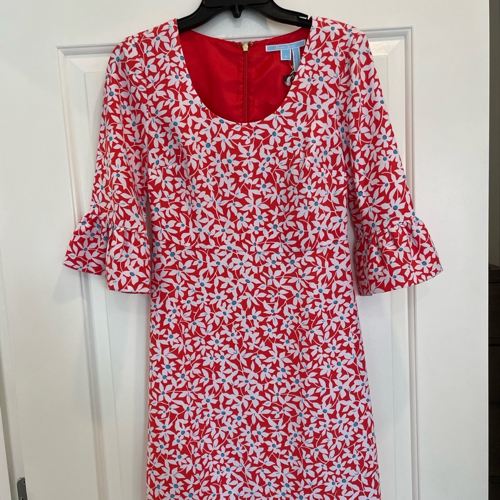 Draper James Bell Sleeve Floral Dress